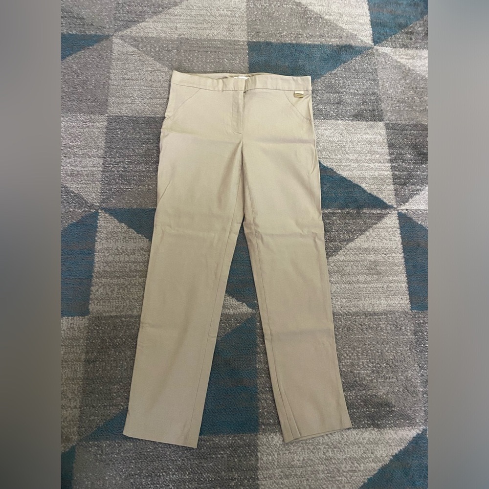 Calvin Klein beige / tan stretchy trousers - work pants